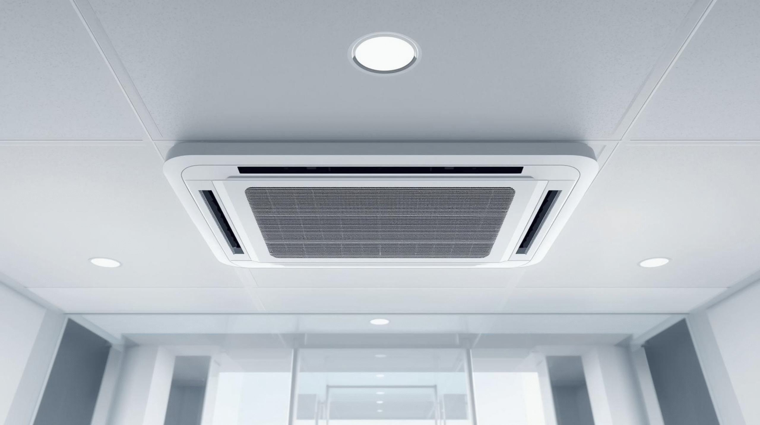 業務用エアコン設置作業